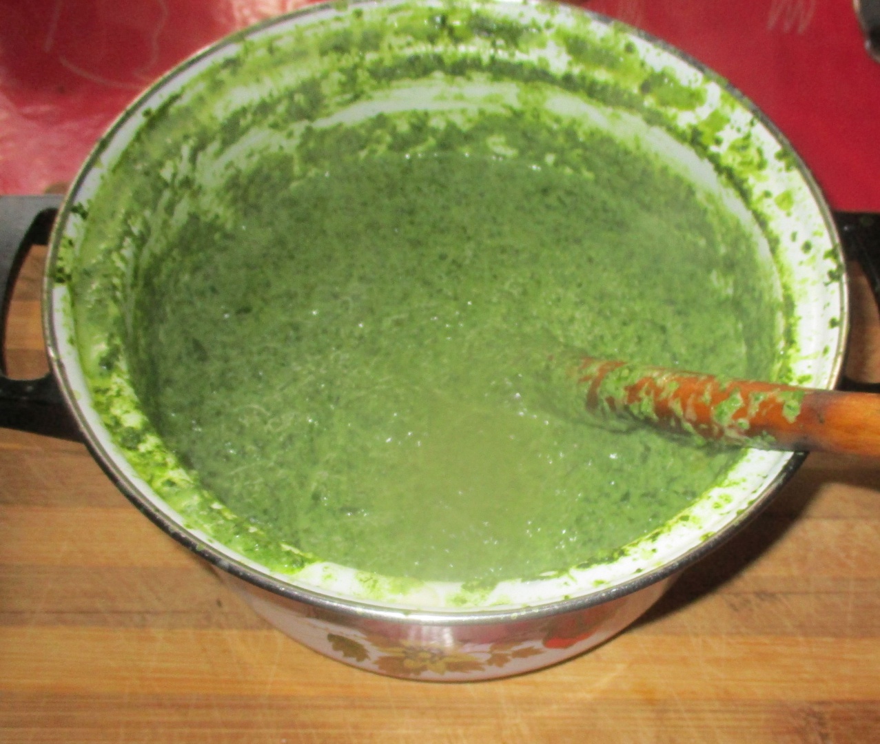 Budinca de clatite cu piure de spanac