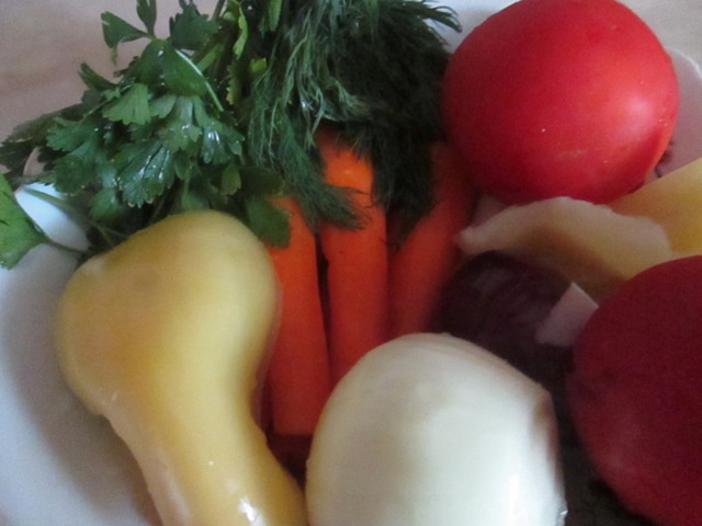 Ardei umpluți cu orez și legume - de post