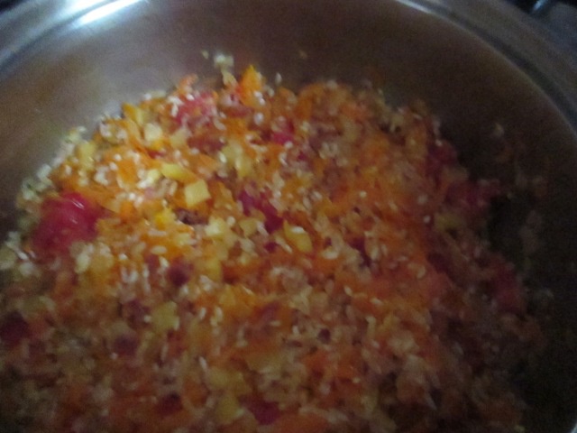 Ardei umpluți cu orez și legume - de post