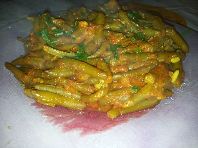 Mancare de fasole verde de post