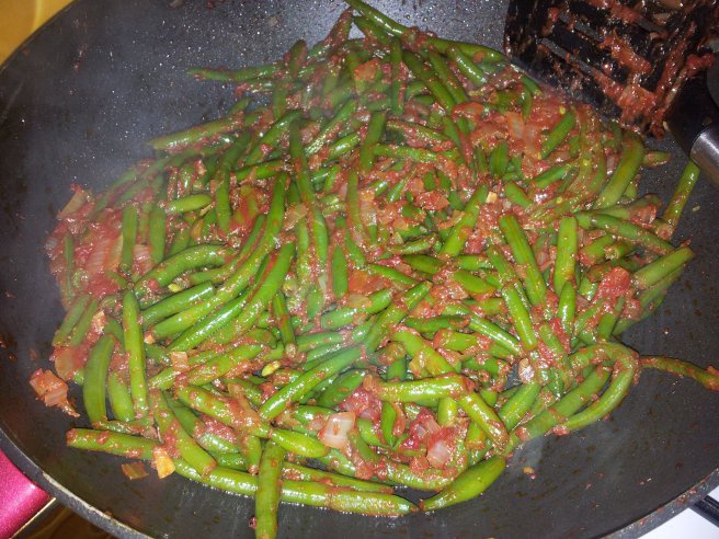 Mancare de fasole verde de post