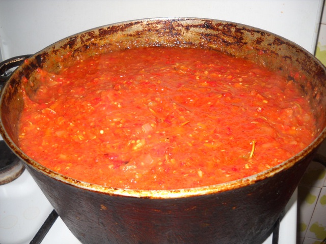 Zacusca de legume si fructe