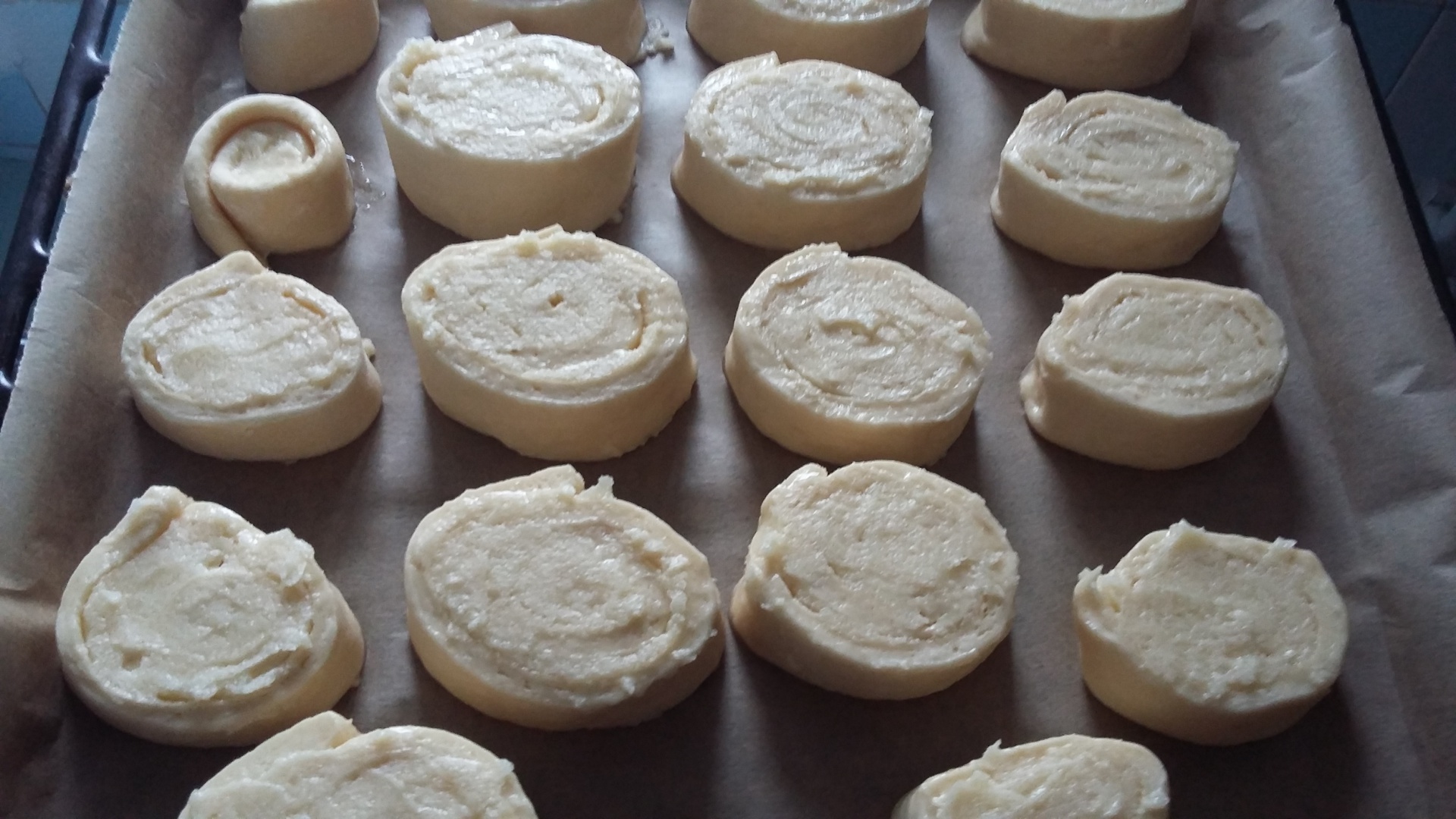 Spirale cu crema de unt