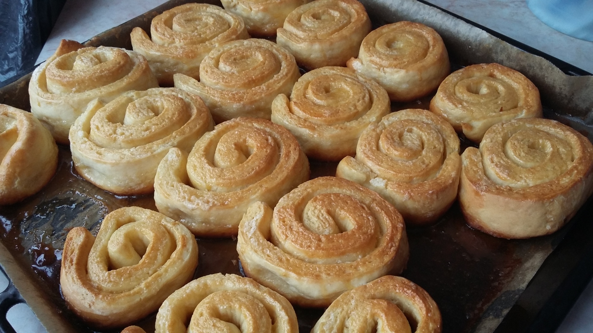 Spirale cu crema de unt