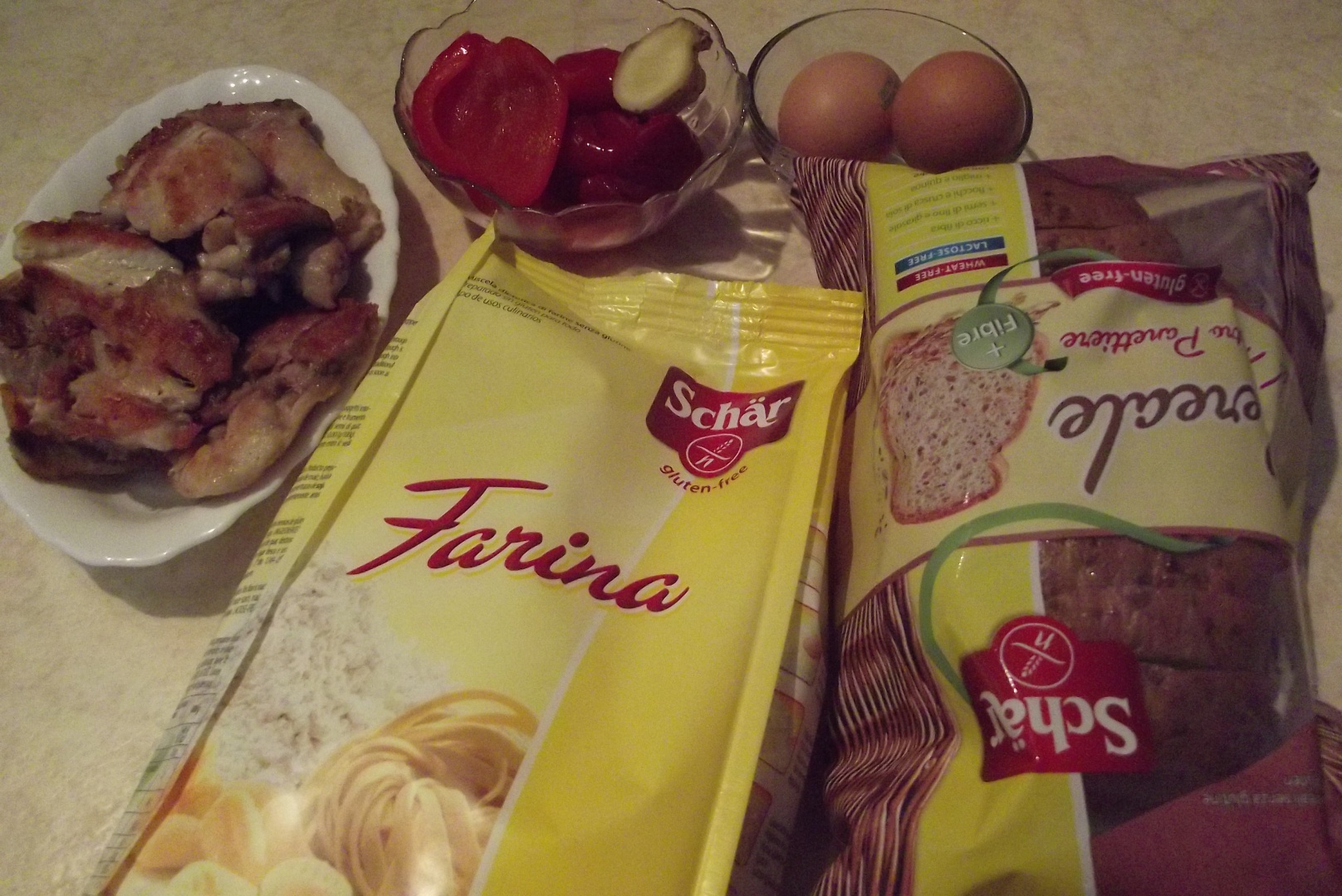 Rulouri aperitiv, cu felii de paine toast