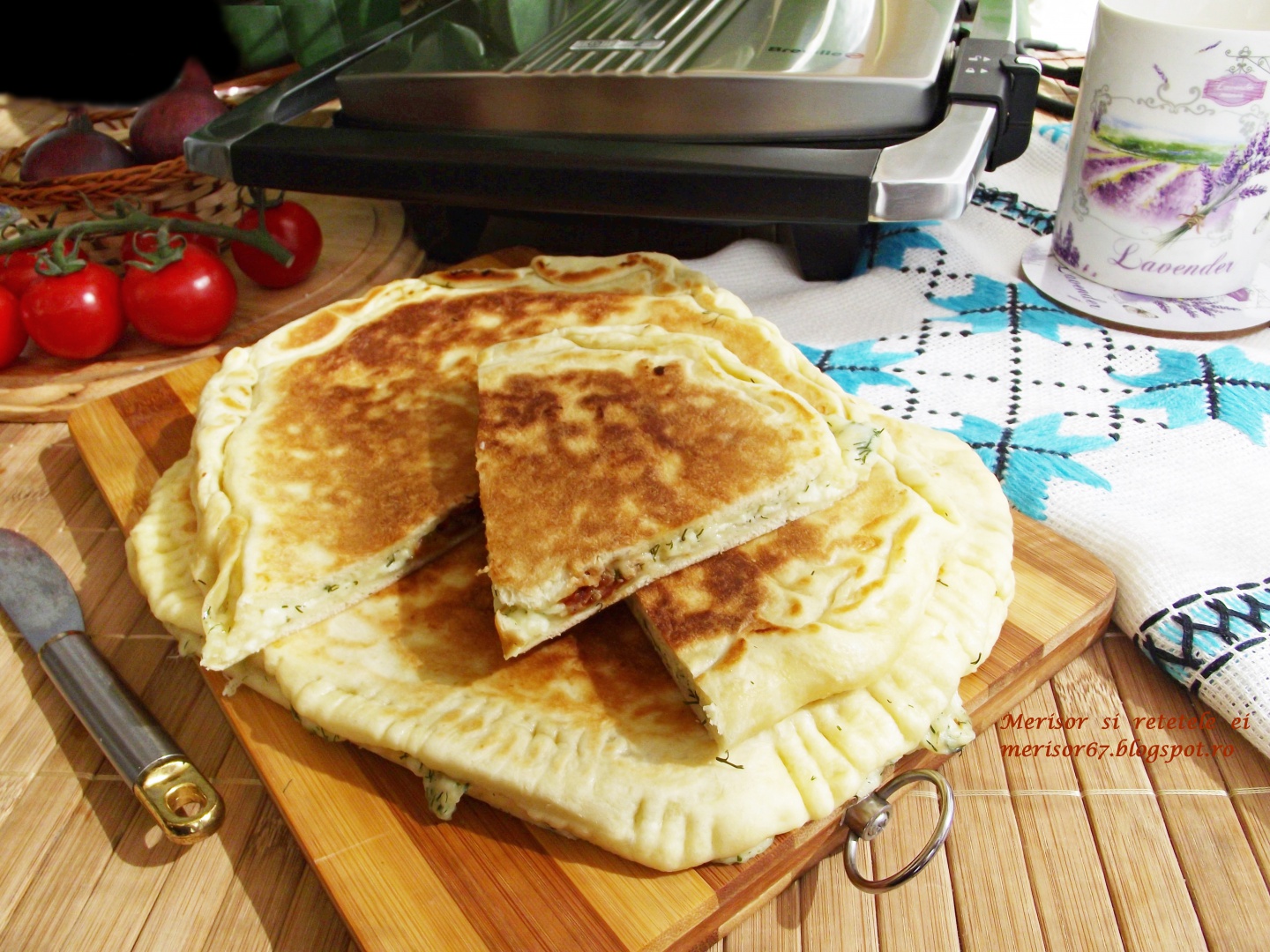 Placinta cu branza si marar