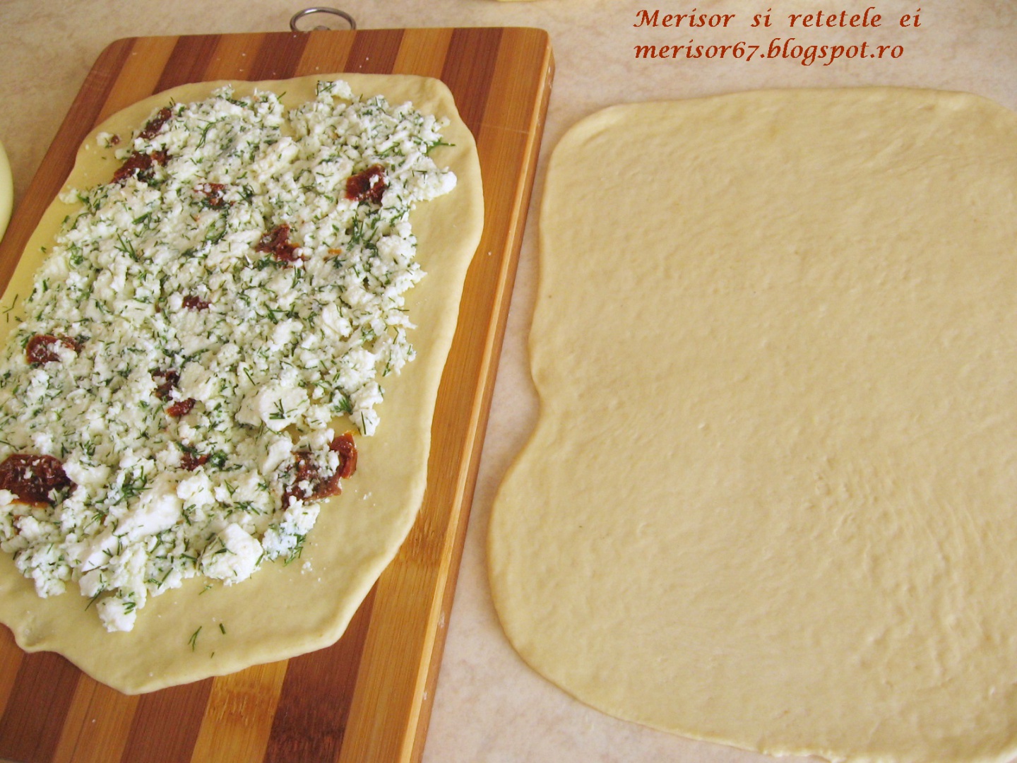 Placinta cu branza si marar