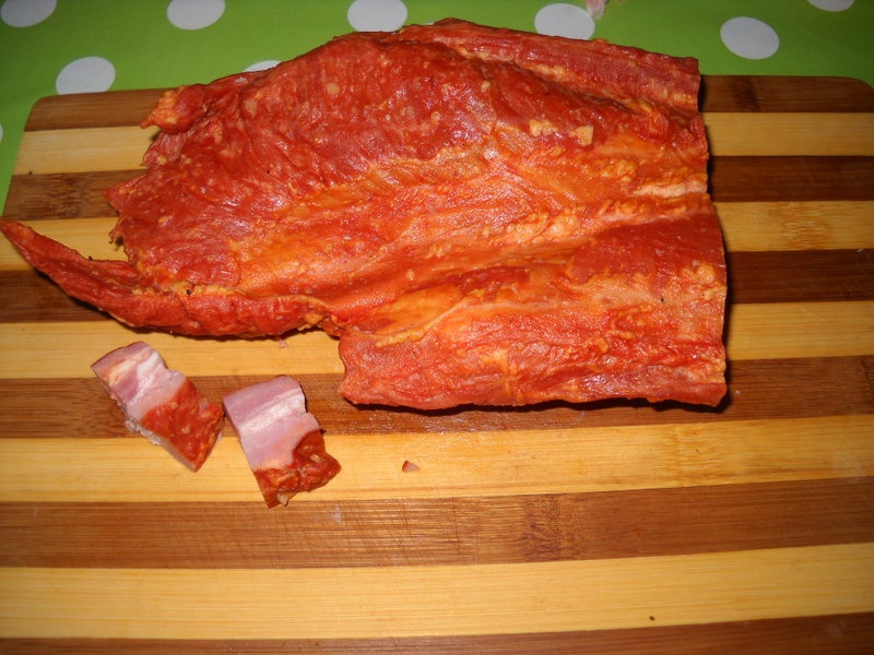 Bors de fasole cu afumatura