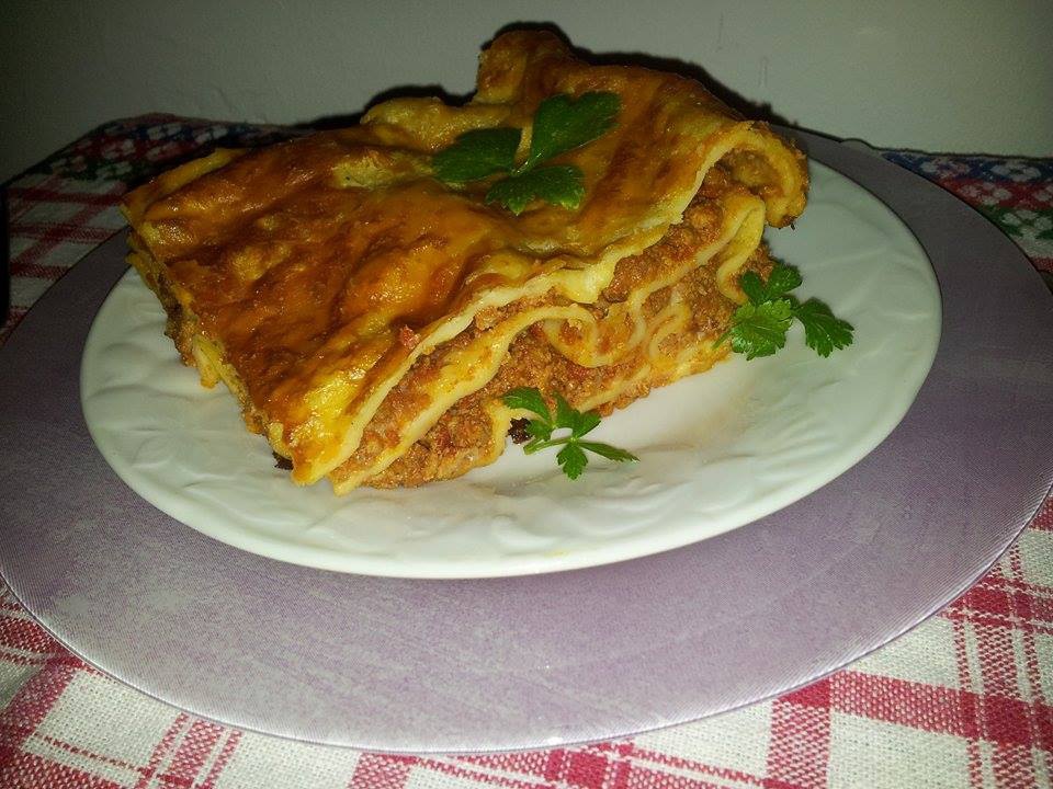 Lasagna cu foi de casa