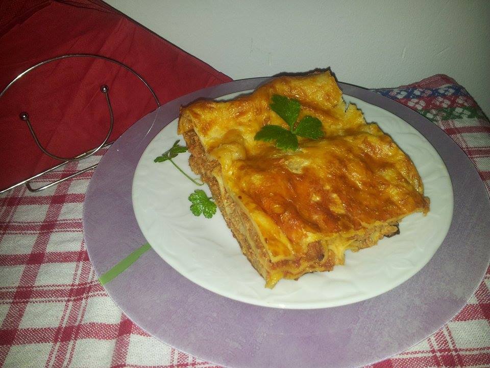 Lasagna cu foi de casa