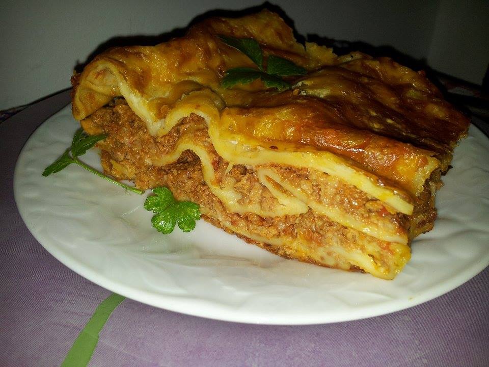 Lasagna cu foi de casa