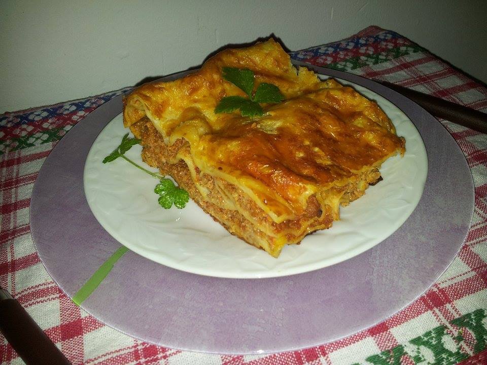 Lasagna cu foi de casa