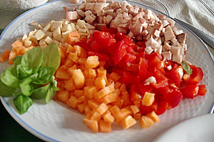 Ciupercute infasurate, umplute cu carne tocata de pui