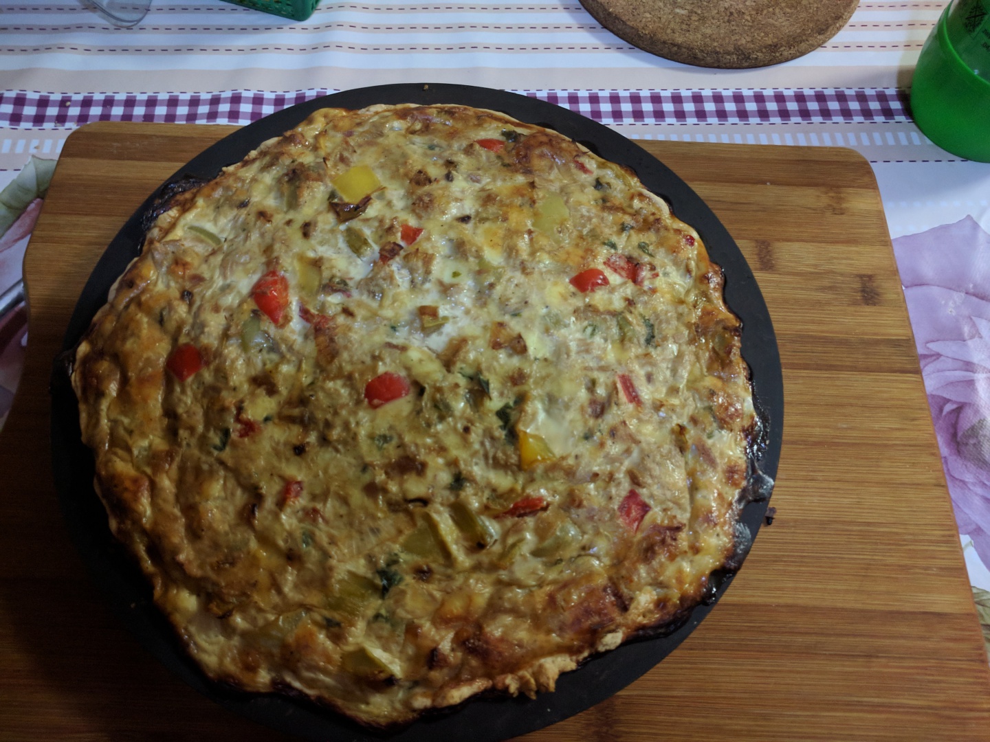 Tarta cu ton si legume