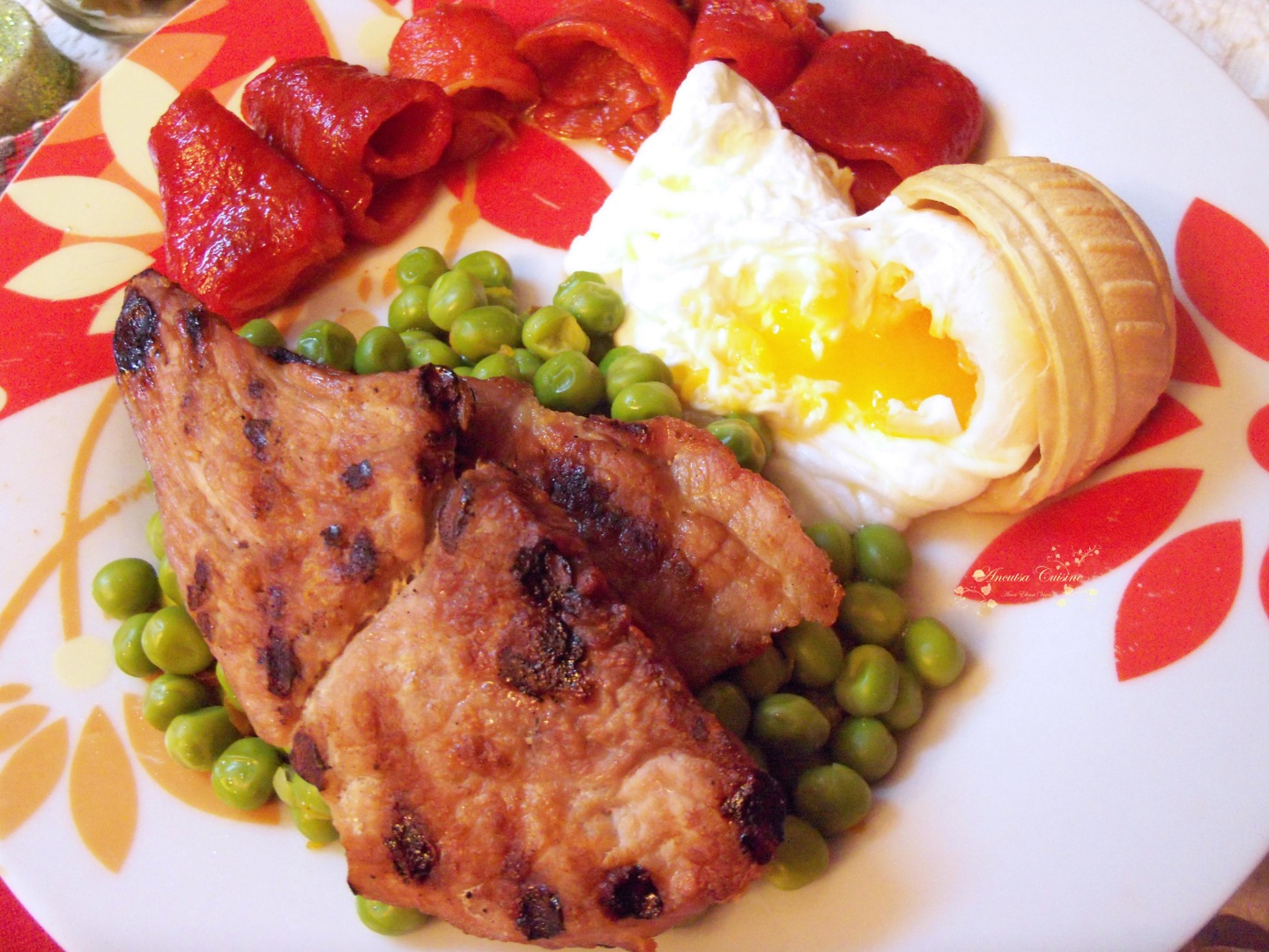 Platou mixt cu friptura si legume