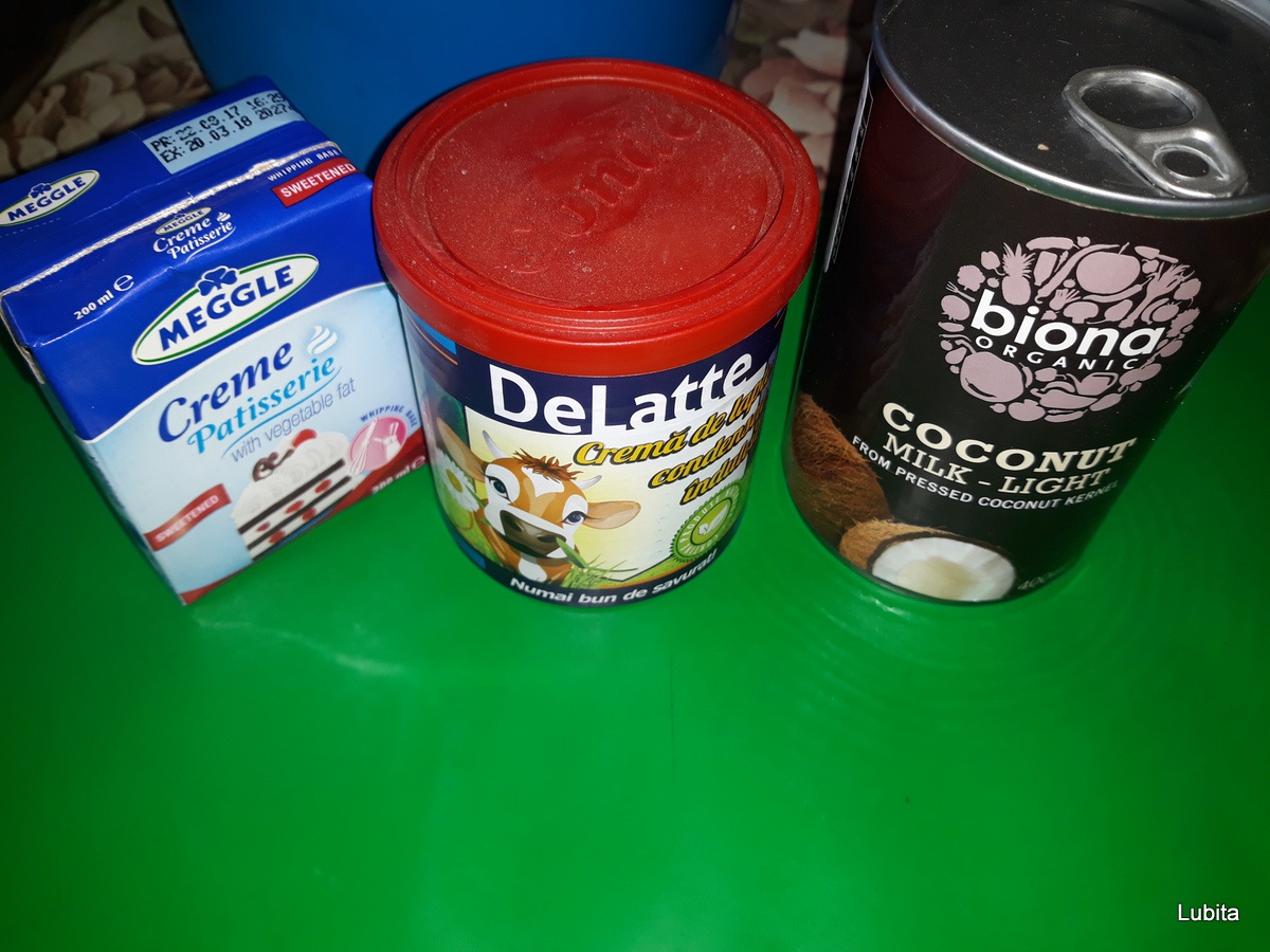 Crema cu lapte de cocos