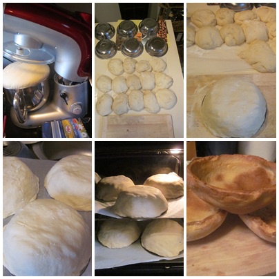 Ciorba de fasole cu ciolan servita in paine