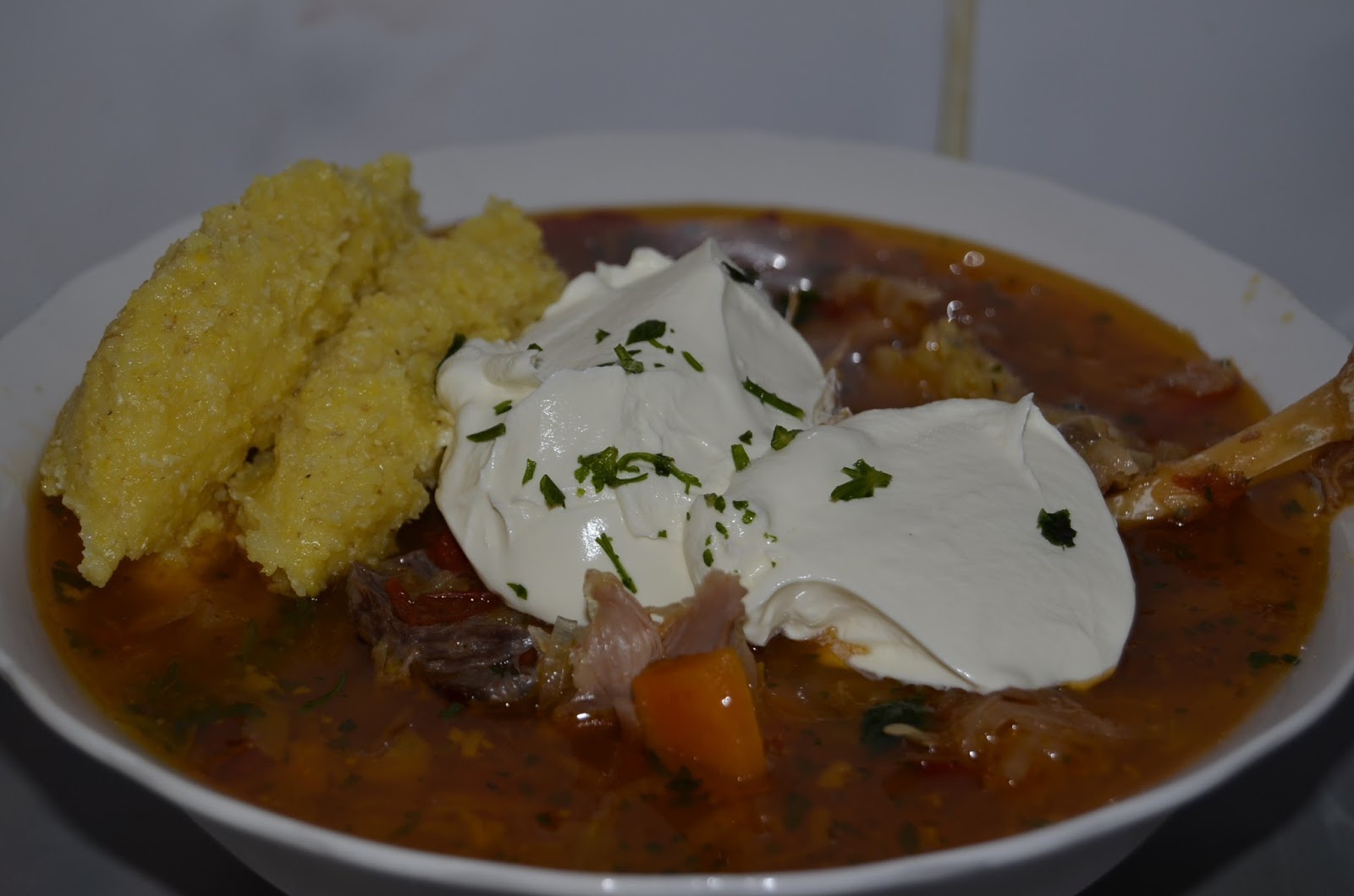 Bors de varza cu rata