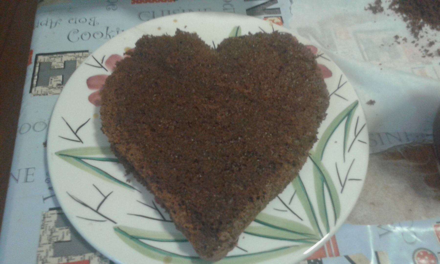 Tort pinguin in forma de inima