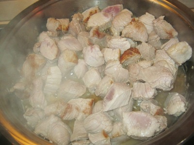 Tocana de porc cu ciuperci ( Zepter)