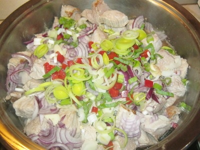 Tocana de porc cu ciuperci ( Zepter)