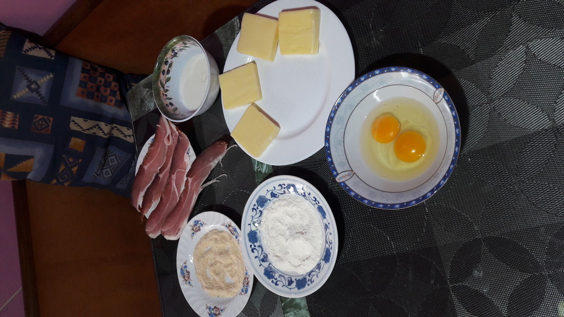 Cascaval pane cu sunculita