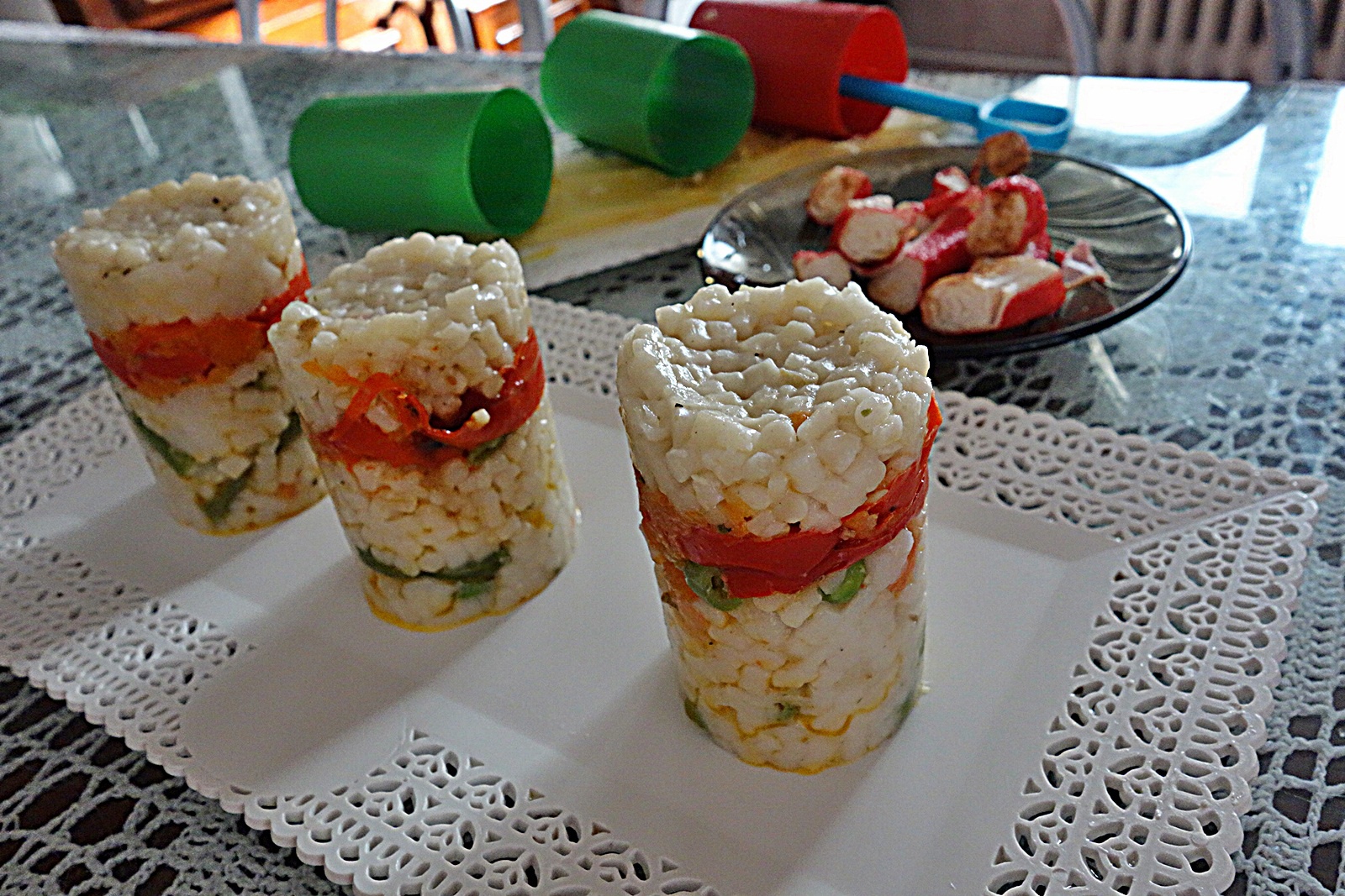 Cus-cus cu legume si surimi delicios