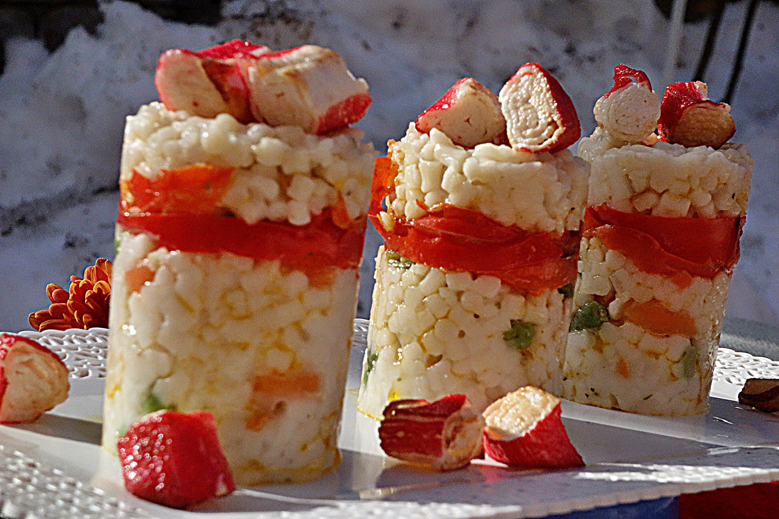 Cus-cus cu legume si surimi delicios