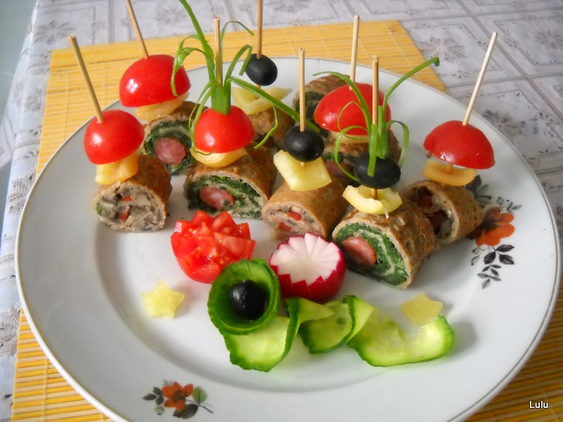 Aperitive cu clatite sarate