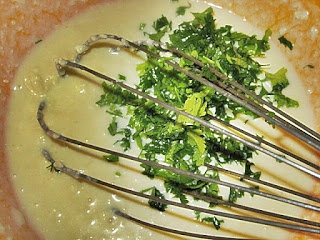 Briose cu cascaval si oua de prepelita