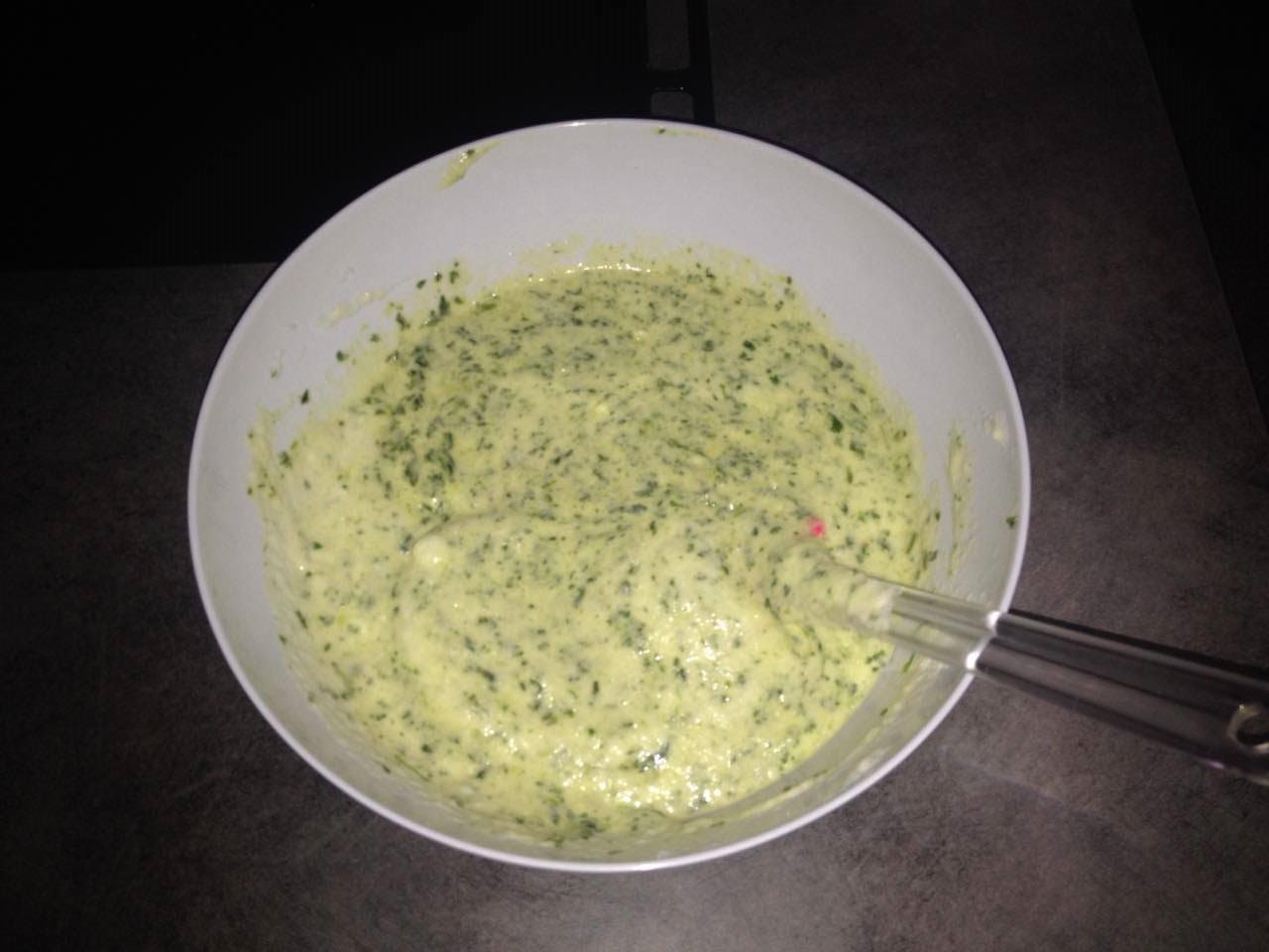 Rulada de spanac umpluta cu crema de branza