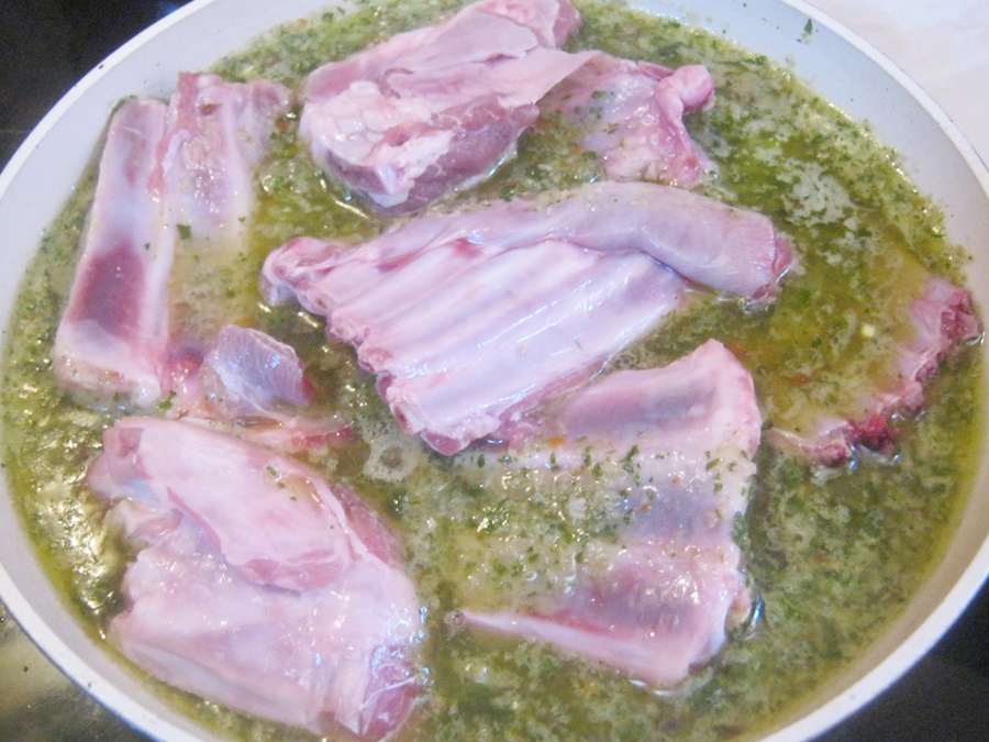 Madras de miel cu orez si chutney de mere cu menta