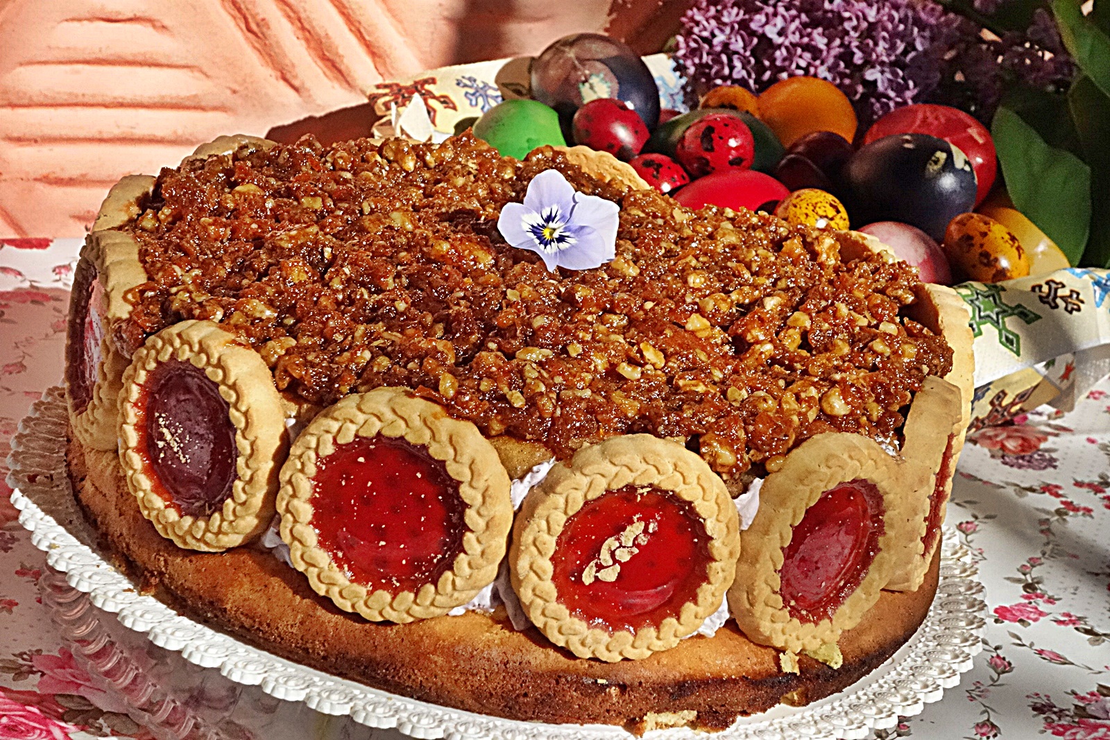 Tort cu kranz insiropat