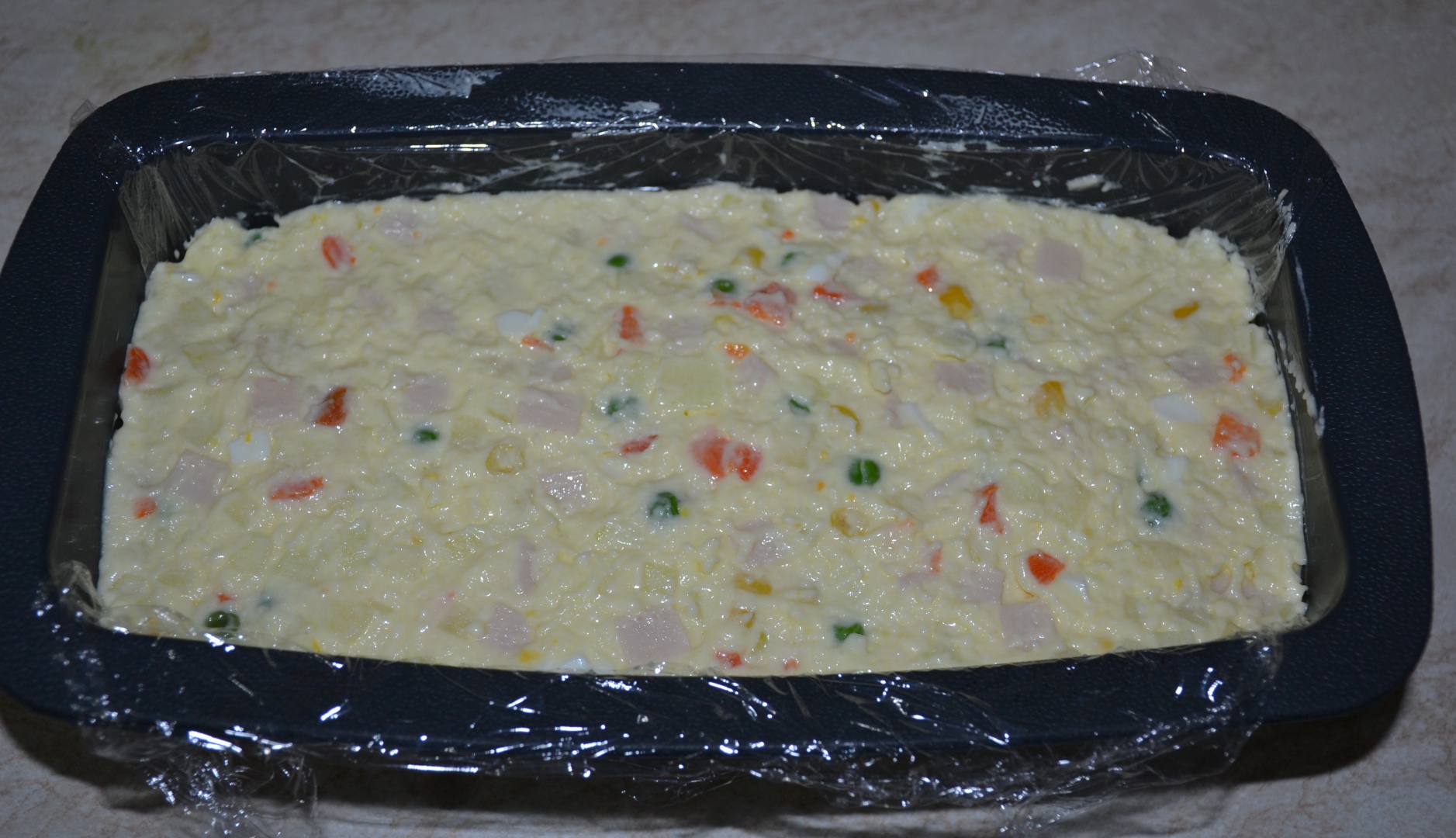 Reteta delicioasa de terina de legume cu sunca si oua de prepelita