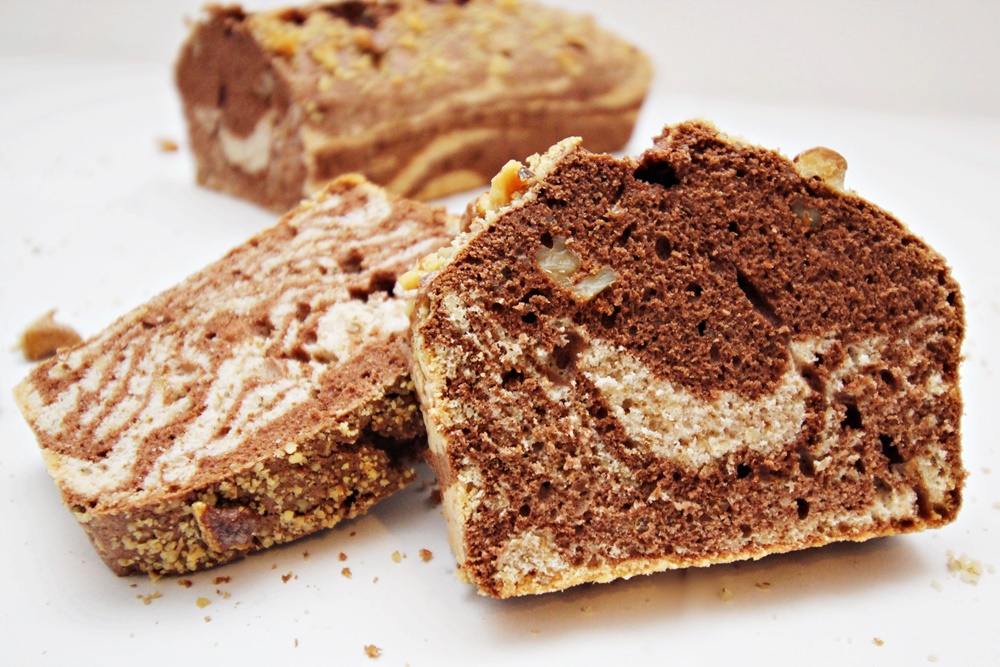 Chec cu cacao si nuci