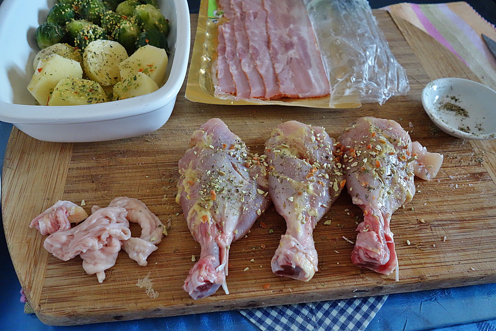 Ciocanele impachetate in bacon