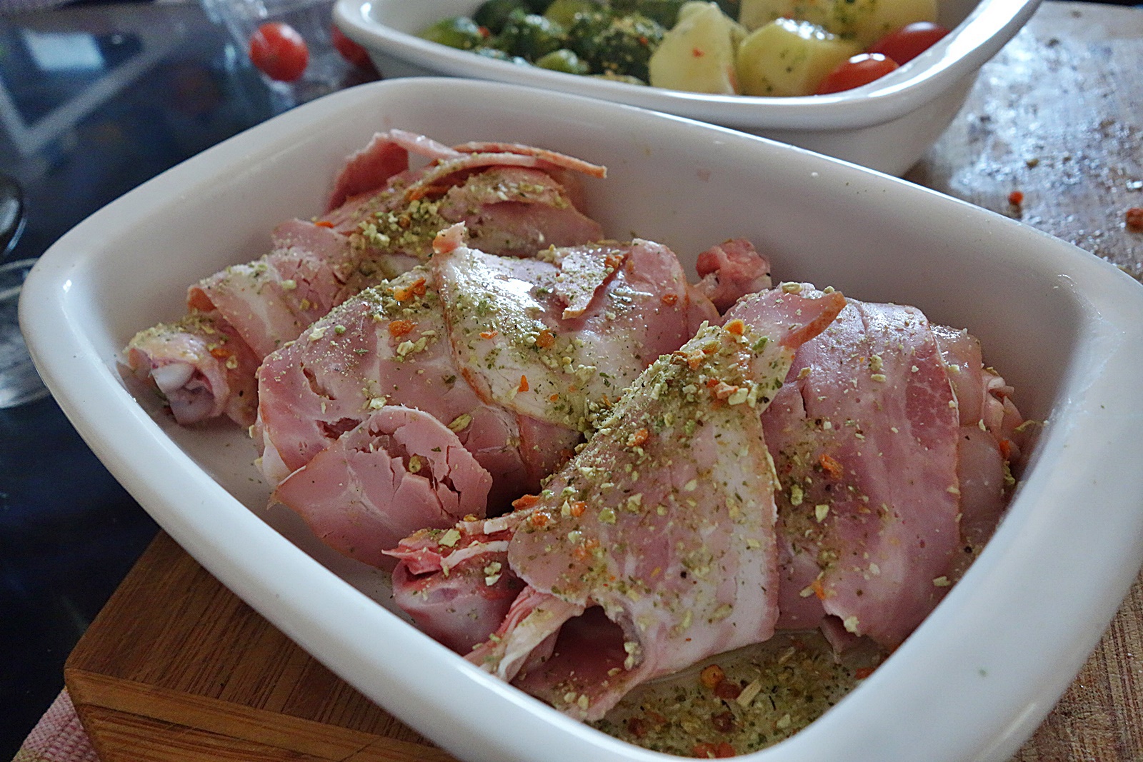 Ciocanele impachetate in bacon