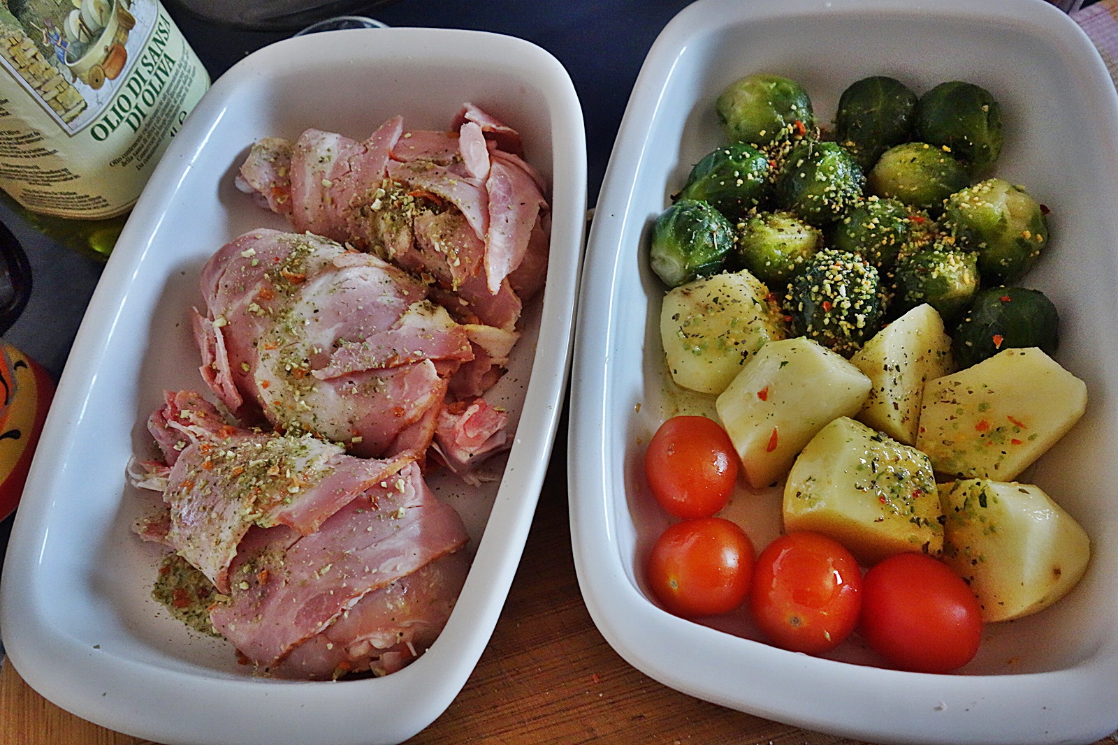 Ciocanele impachetate in bacon