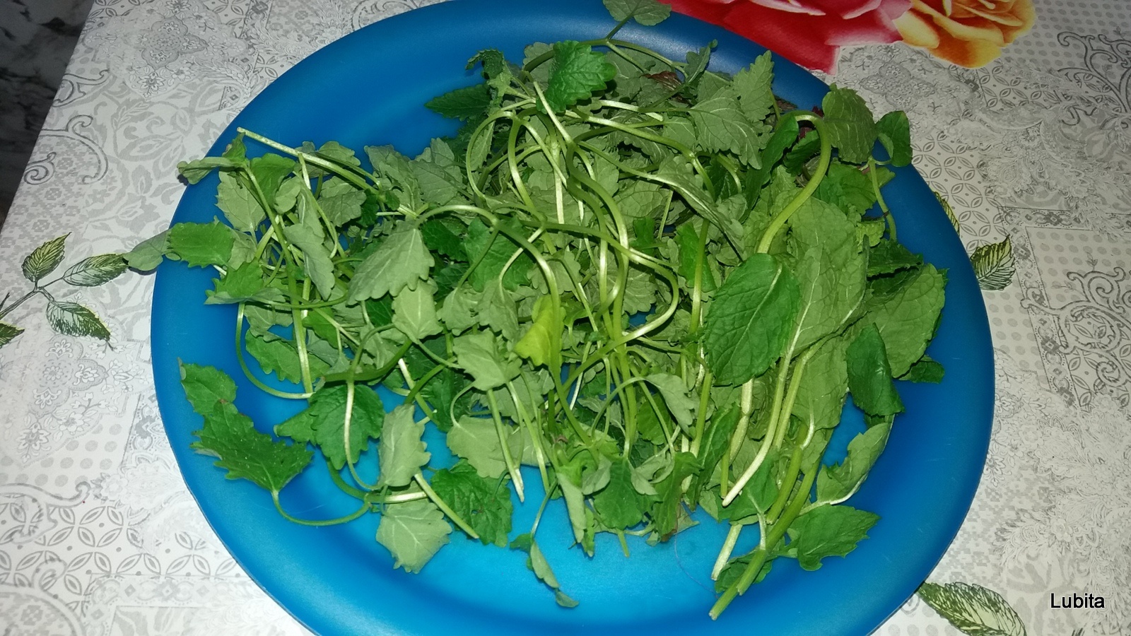 Peste prajit cu mujdei verde