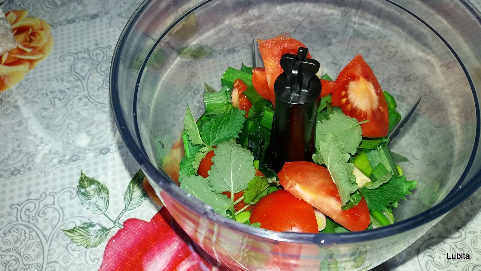 Peste prajit cu mujdei verde