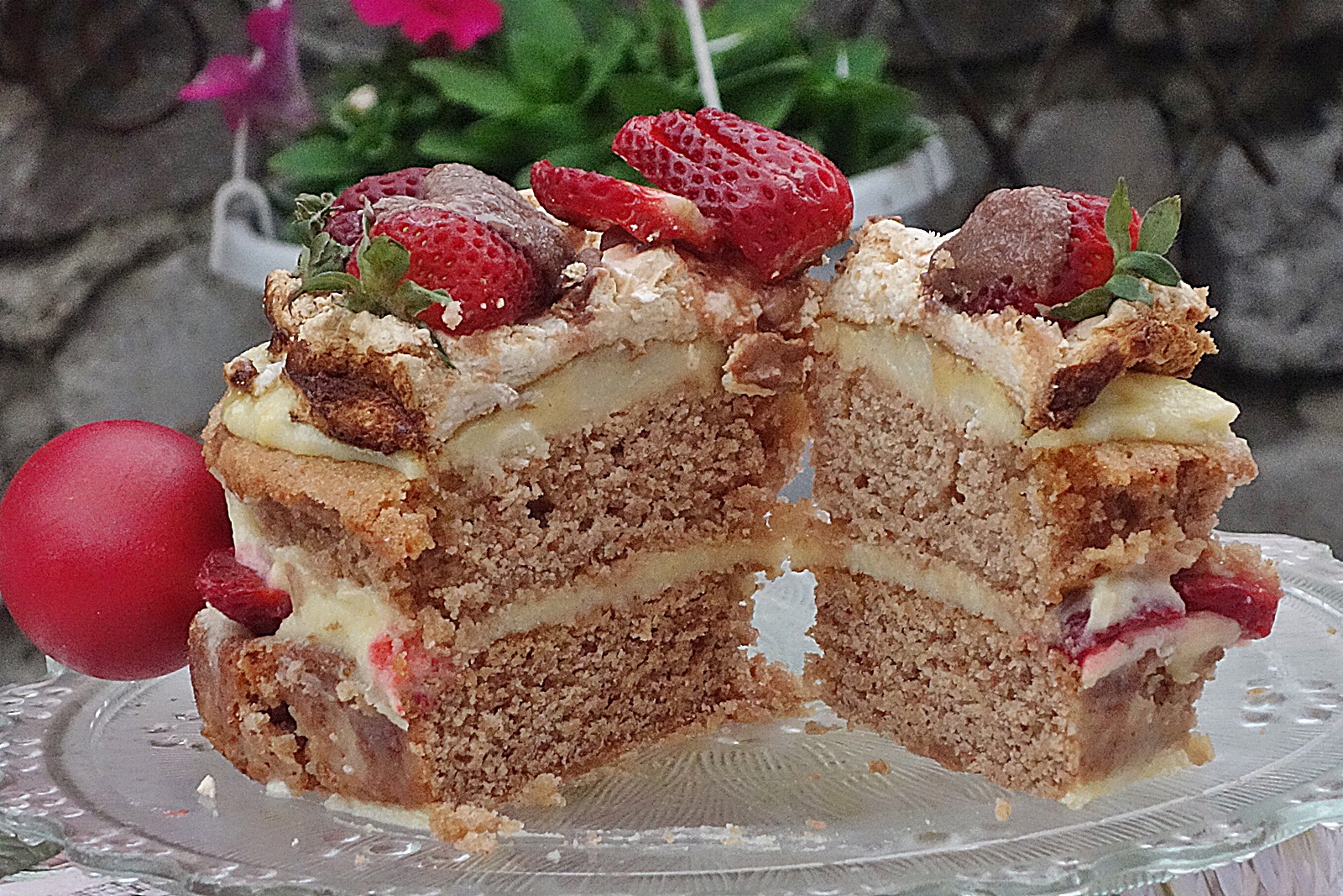 Tortulet acrisor cu gris si bezea