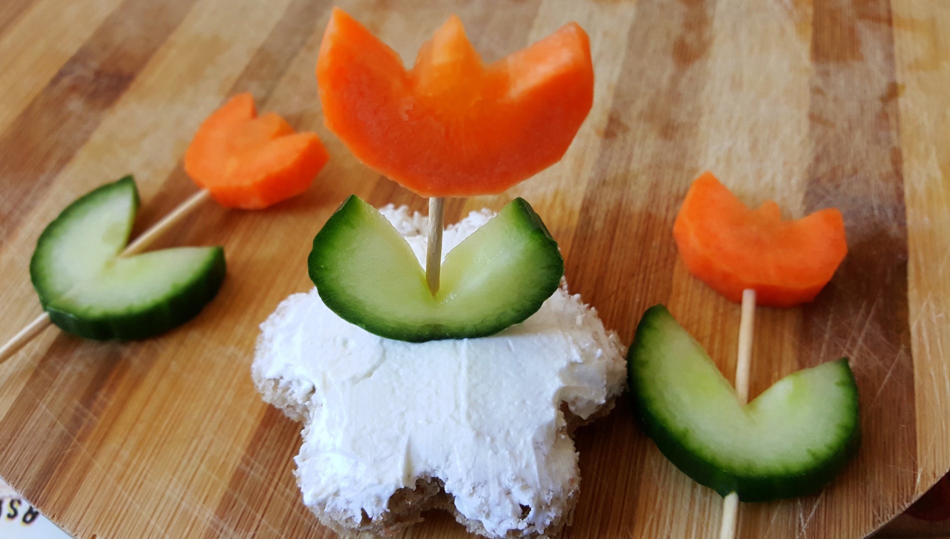 Lalele din morcov si castravete