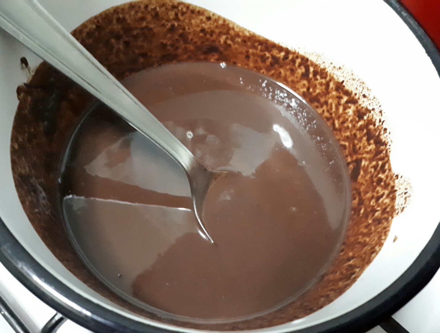 Prajitura cu crema de branza, ciocolata si gem