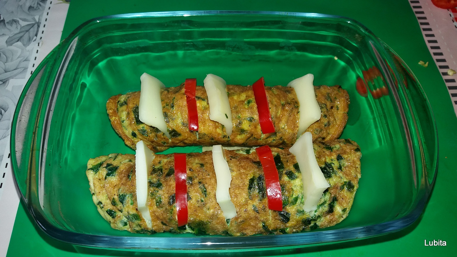 Omleta cu leurda si cascaval