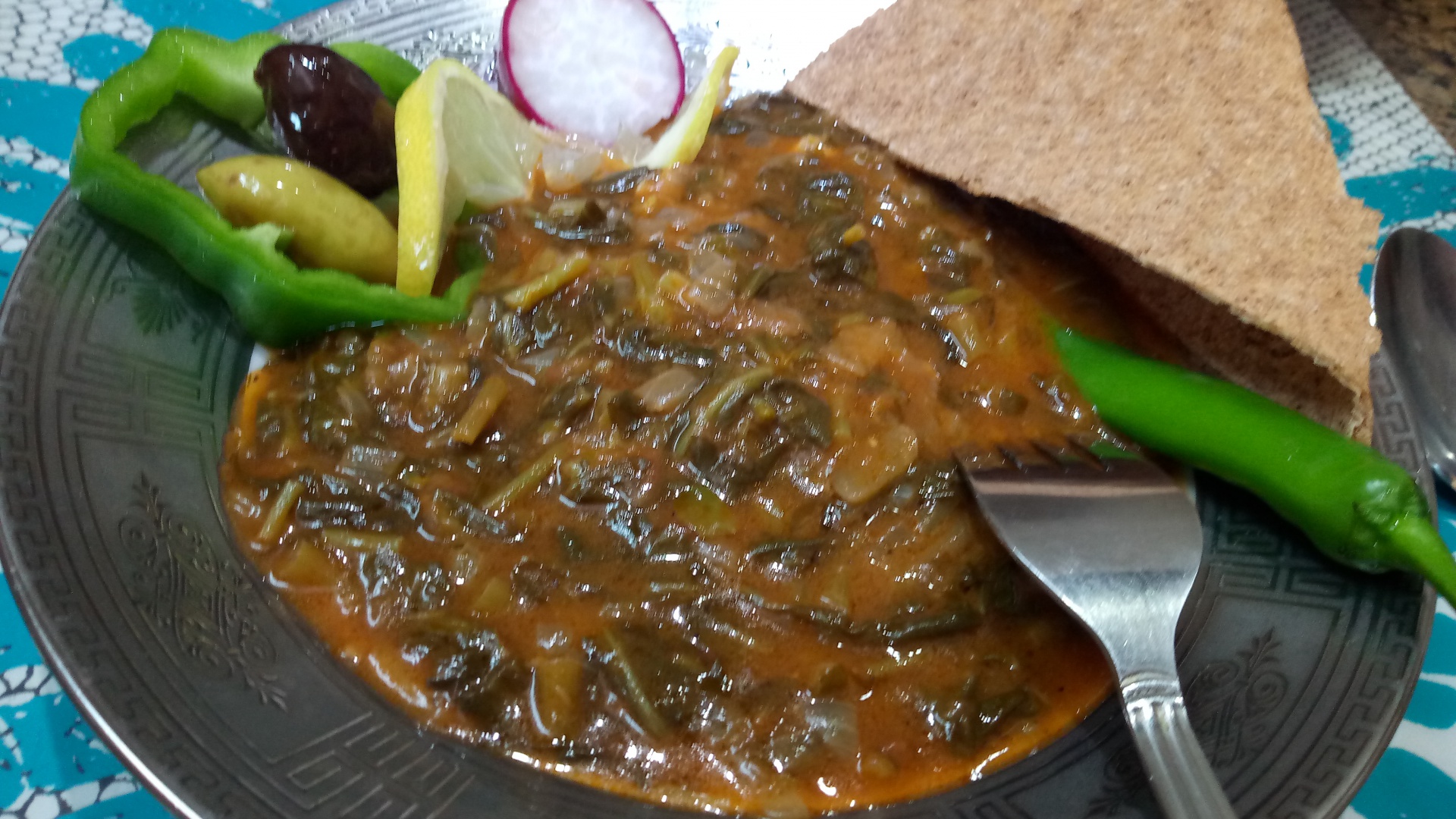 Tocanita de iarba grasa (baqleh)