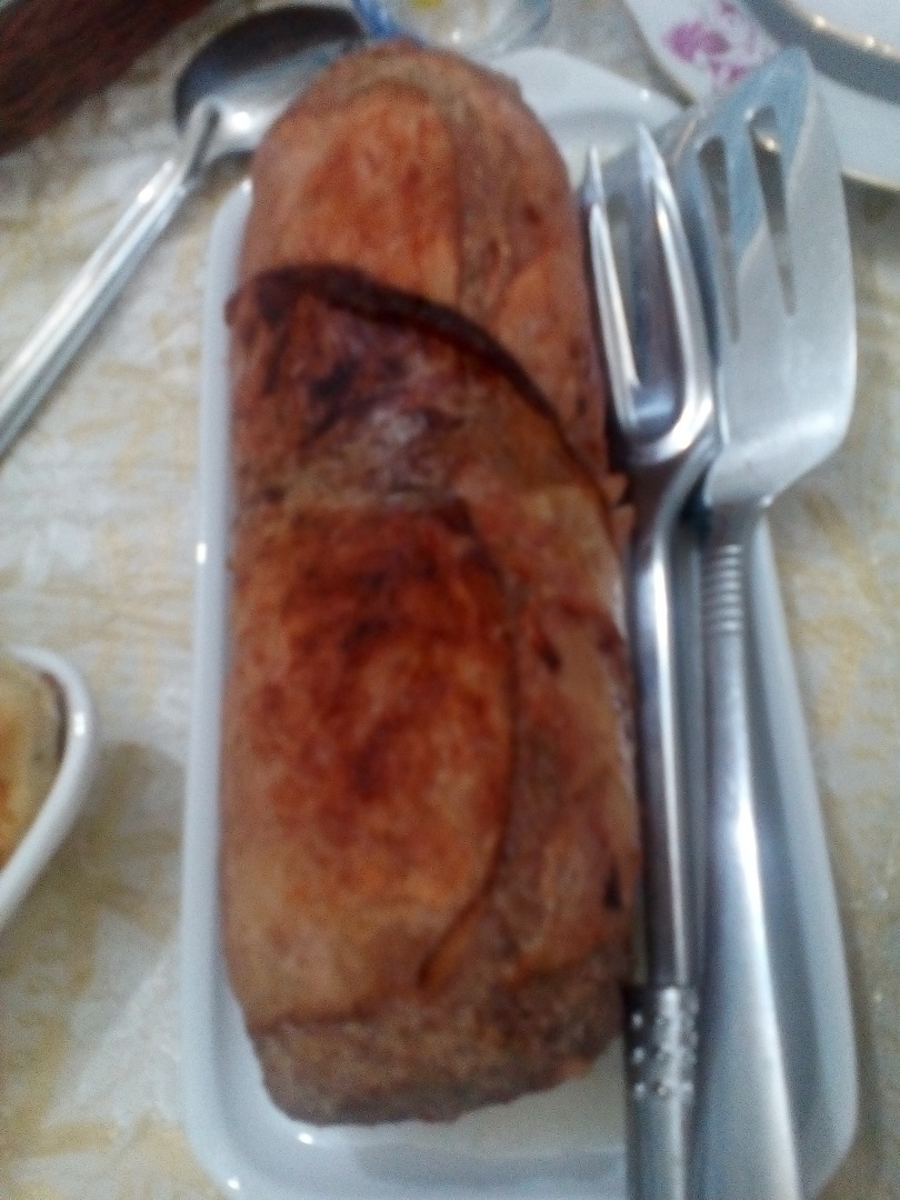 Rulada din carne de vita si miel invelita in prapure