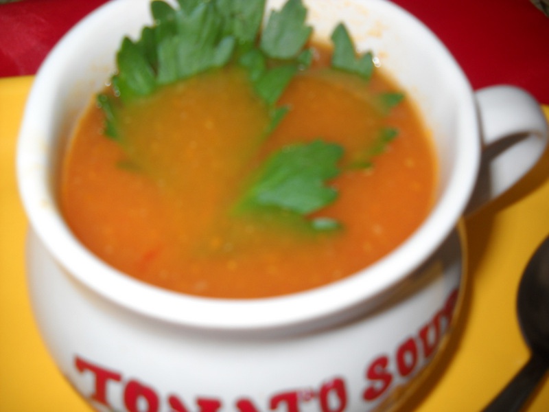 Supa de rosii cu orez