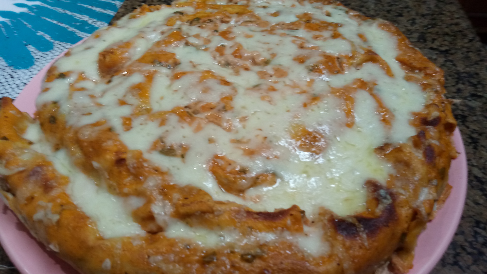 Placinta cu carne in foi de lipie la cuptor