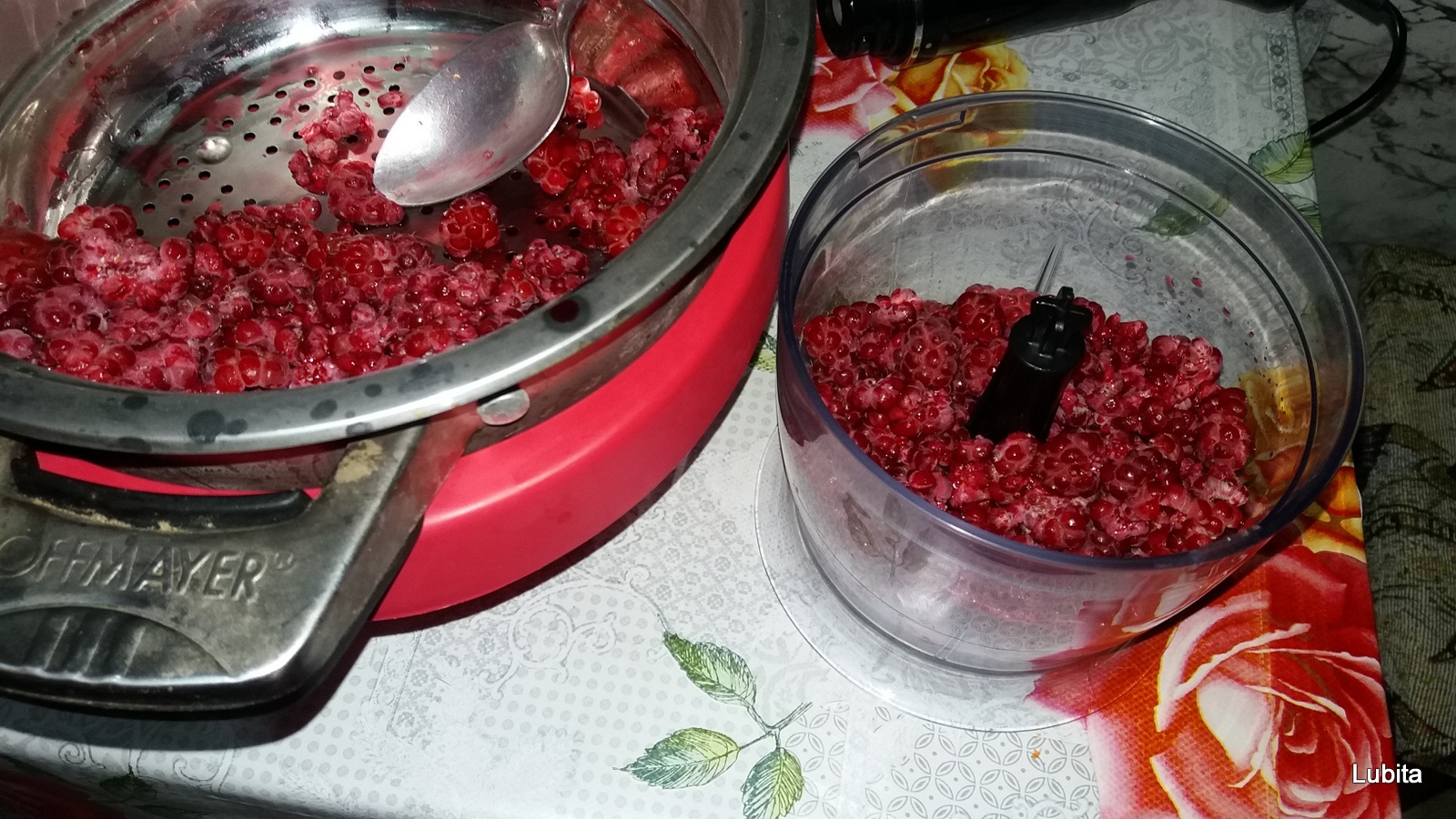 Gem de zmeura si cirese