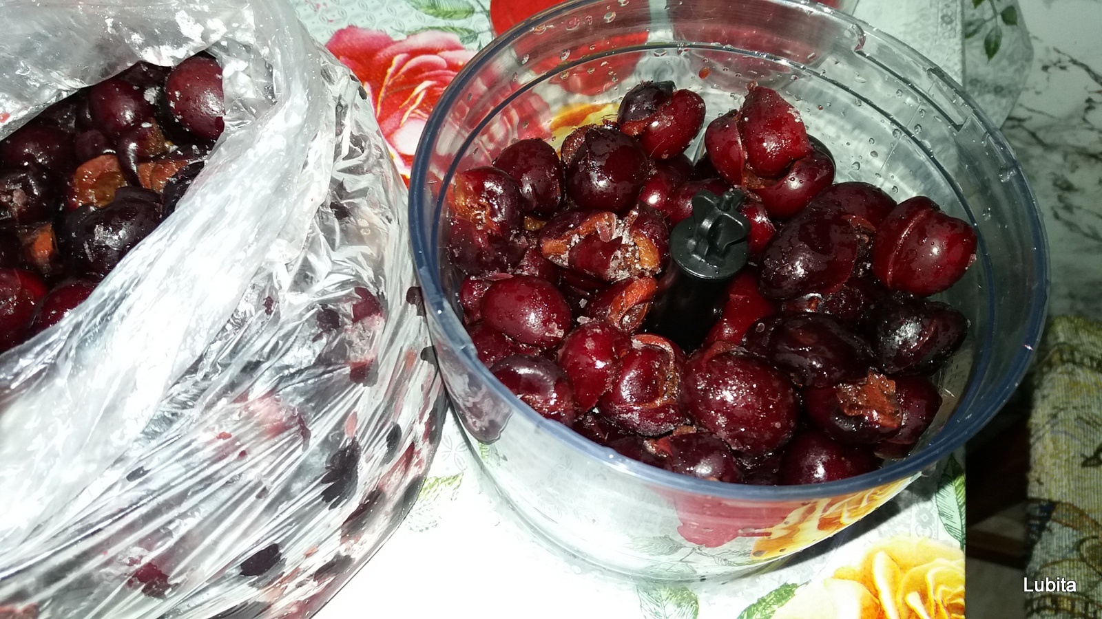 Gem de zmeura si cirese